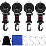 Lot de 10 crochets à ventouse, équipement de camping-car,