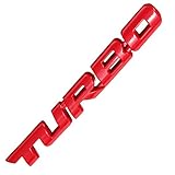 Alamor Turbo 3D Metal Sticker Autocollant Voiture Lettrage