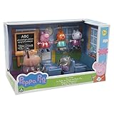 Peppa Pig, Salle de Classe avec 7 Personnages, Figurines,