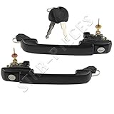 Lot de 2 poignées de porte extérieure pour Golf 3,