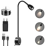 ERAY Lampe de lecture Murale Tactile Dimmable, USB