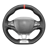 MEWANT Couvre Volant pour Peugeot 208 (GTI/GT Line/GT)