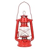 Vintage Lampe à Huile Fer Rouge Lampes a Huile Maison