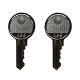 Lot de 2 clés d'allumage de rechange 455 clés 104466