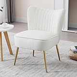 chairus Chaise de Salon en Velours Fauteuil de Chambre