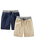Simple Joys by Carter's Shorts Garçon, Lot de 2, Brun