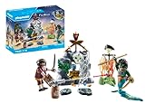 Playmobil 71420 Pirate avec trésor, Comprend Deux Personnages,