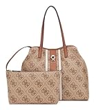 GUESS sac shopper Erenia 2 in 1 Tote Latte Logo marron
