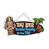 Accessoires de Bar Tiki - Panneau en Bois pour Décoration