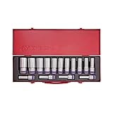 KING TONY 4315MR Coffret de Douilles Longues Métrique,