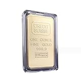 QYZXTH 1pcs Simulation Lingot de crédit plaqué Or 1