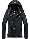 GEMYSE Femme Veste de Ski Imperméable de Montagne Manteau