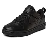Nike Court Borough Low 2, Baby/Toddler Shoe, Black/Black-Black,