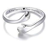 Bague pour Femme À Ma Femme en Argent Sterling 925