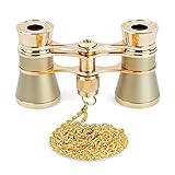 Verklsfuly 3X25 Opera Viewing Jumelles tout métal avec