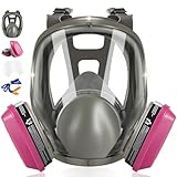 ZXICH Respirateur facial complet réutilisable, Protection