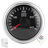 Tachymètre Jauge de Tachymètre Numérique 52mm 4K RPM