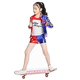 Amycute Déguisement Harley Squad Costume, Cosplay Joker