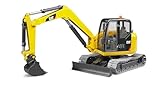 bruder 02456 - Mini-pelleteuse Cat, Chantier, Véhicule