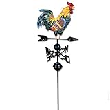 Decdeal Metal girouette Forme Coq girouette clôture