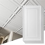Art3d Lot de 12 dalles de plafond décoratives en PVC