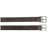KERBL 32347/1 Etrivière en Cuir pour Cheval Noir 145