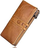 Roulens Portefeuille en Cuir véritable pour Femme Porte