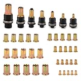 77 Pièces Set de Pince à écrous Aveugles, Outil Manuel