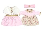 ZWOOS Vêtements de Poupée 35-43 cm, Robe en Coton élégante