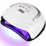 UIHOL Lampe LED Ongles Gel, 380W Professionnel UV Sèche