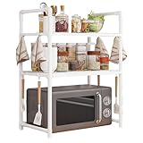 Étagère de cuisine réglable avec crochets – Support