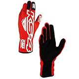 racing force spa Omp Kart KS-4 Gants Rouge/Blanc Taille
