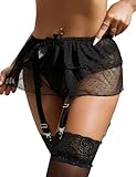 comeondear Femme Porte-Jarretelles Mini Jupe Sexy Grande