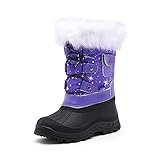DREAM PAIRS Bottes Neige Enfant Garcon Fille Ksnow
