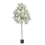 VEVOR Faux Arbre 155 cm Vert Plante Artificielle PE