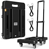 Troozy Diable Pliant avec Freins, Chariot à roulettes