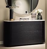 Casa Padrino Buffet de Luxe Gris Anthracite/Blanc 140