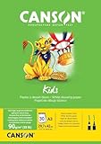 CANSON Kids - Bloc 30 feuilles papier à dessin - A3