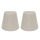 Eastlion Lot de 2 Abat-jours E14/E27 pour Lampe de