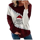 Sweat Femmes Noël Décontracté Sweat-Shirt Hood Tops