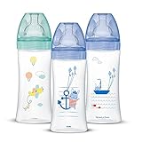 Dodie Biberons Anti Colique Sensation+, Garçon, 330