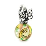 Trollbeads Pendentif papillon, taille unique, Argent