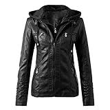 Générique Blousons Femme Veste Cuir Femme Blouson Femme