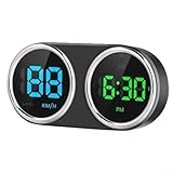 CWOQOCW Compteur de vitesse GPS multicolore avec horloge