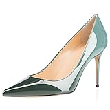 elashe Escarpins Femme Bout Pointu Talon Aiguille,