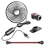Ventilateur de Voiture Portable 3 Vitesses Puissant