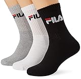 Fila Chaussettes Sport Homme Coton, Socquettes Homme,