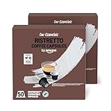by Amazon Capsules de Café en Plastique Ristretto Compatibles