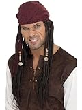 Smiffys Foulard de pirate avec tresses Halloween