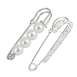 Colcolo Lot de 2 grandes épingles de sécurité unisexe